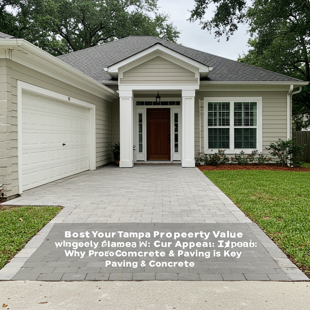 Boost Your Tampa Property Value & Curb Appeal: Why Pro Concrete & Paving is Key