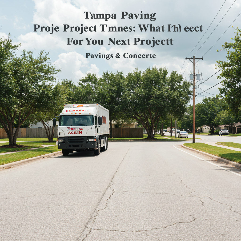 Tampa Paving Project Timelines: What to Expect for Your Next Project