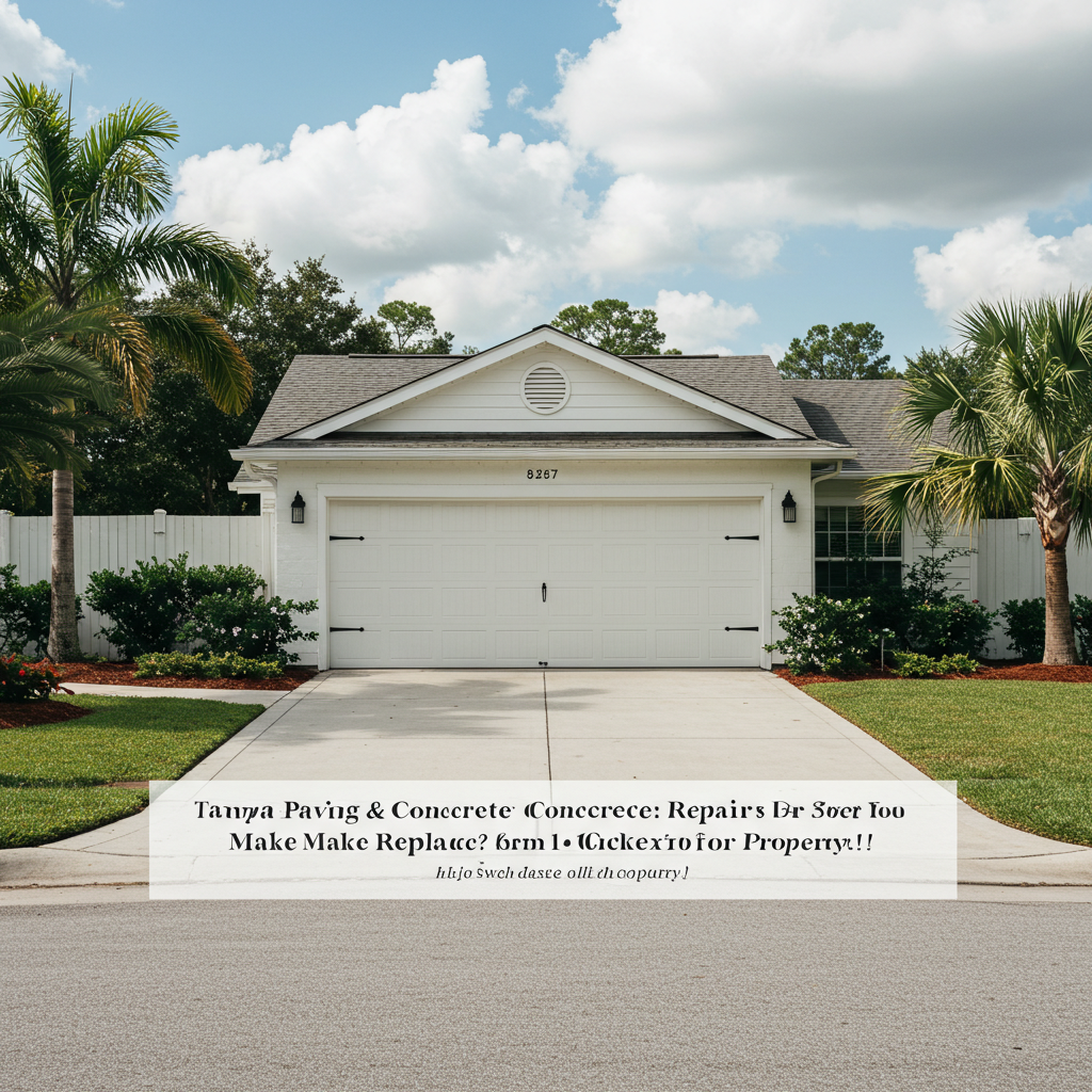 Tampa Paving & Concrete: Repair or Replace? Make the Right Call for Your Property!