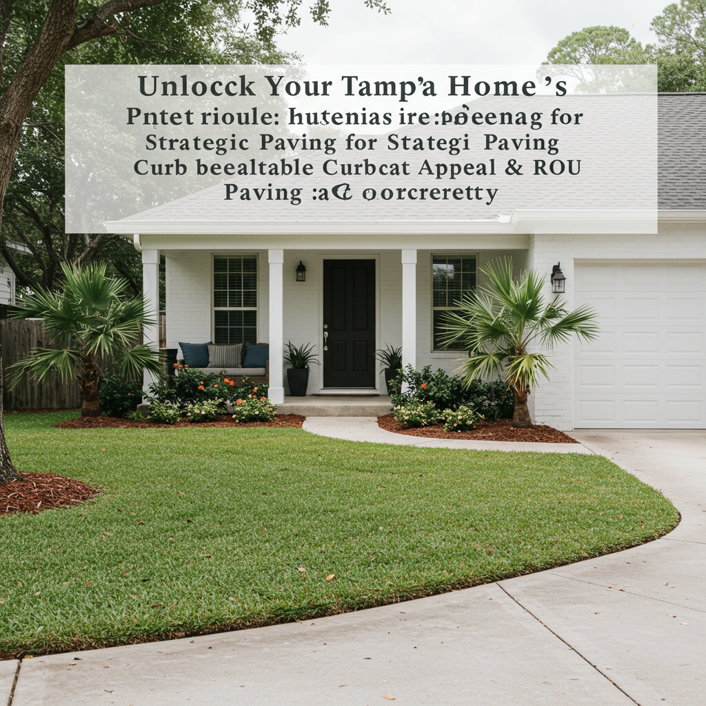 Unlock Your Tampa Home's Potential: Strategic Paving for Unbeatable Curb Appeal & ROI