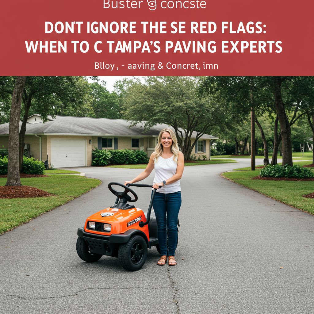 Don't Ignore These Red Flags: When to Call Tampa's Paving Experts