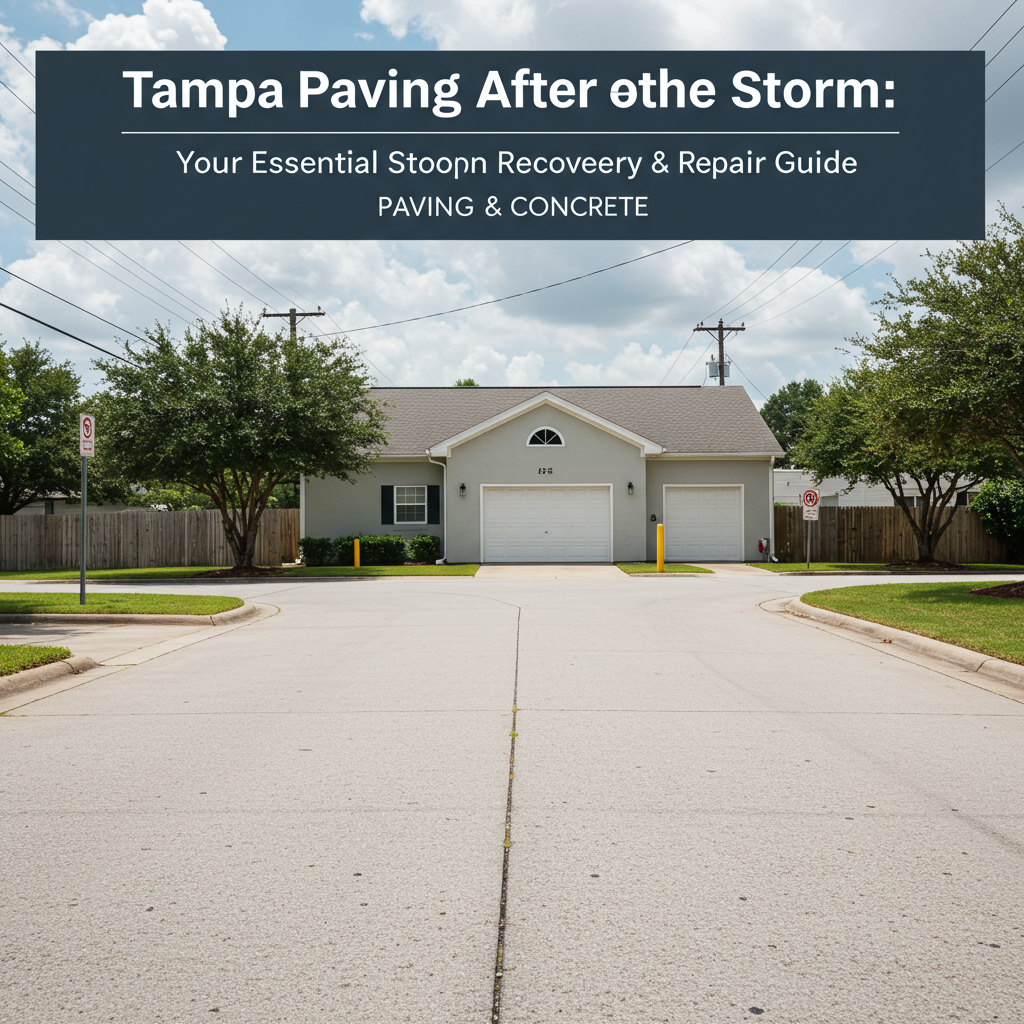 Tampa Paving After the Storm: Your Essential Recovery & Repair Guide