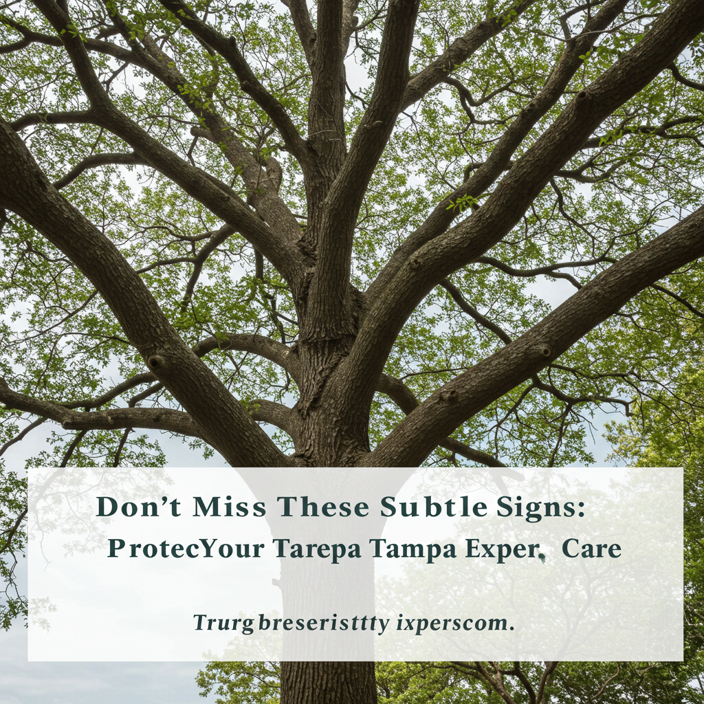 Don't Miss These Subtle Signs: Protecting Your Tampa Trees with Expert Care