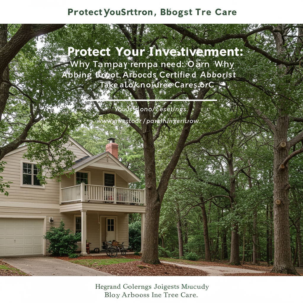 Protect Your Investment: Why Tampa Needs Certified Arborist Tree Care