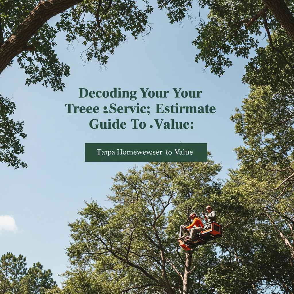 Decoding Your Tree Service Estimate: A Tampa Homeowner's Guide to Value