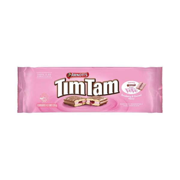 Arnott’s New Tim Tam Iced VoVo Raspberry and Coconut Flavour