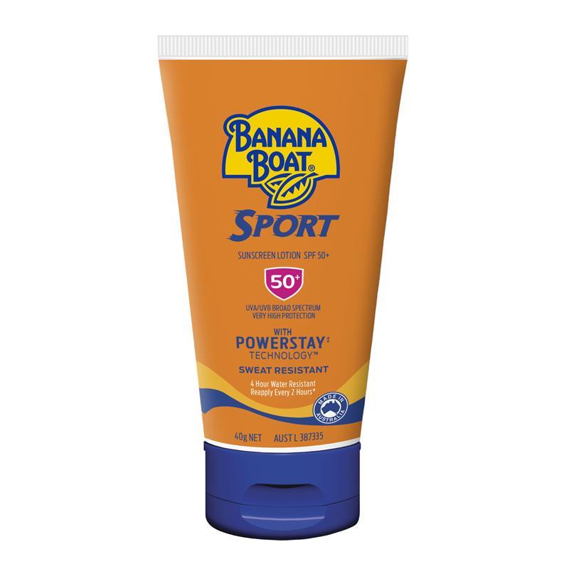 Banana Boat Sport Sunscreen Lotion SPF 50+ 40g Sweat & Water Resistant