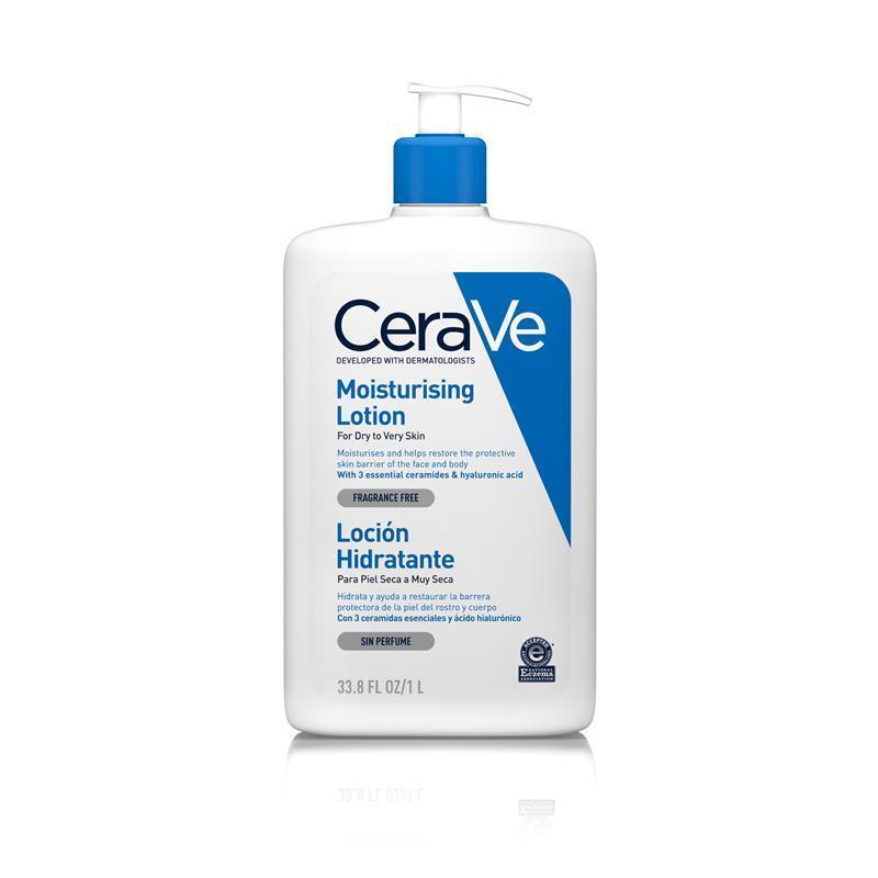 CeraVe Moisturising Lotion 1L for Dry Skin, Ceramides & HA