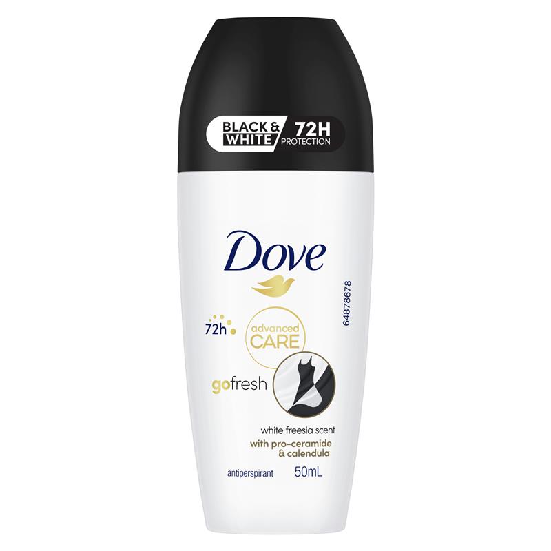 Dove Advanced Care 72H Antiperspirant 50mL White Freesia Scent