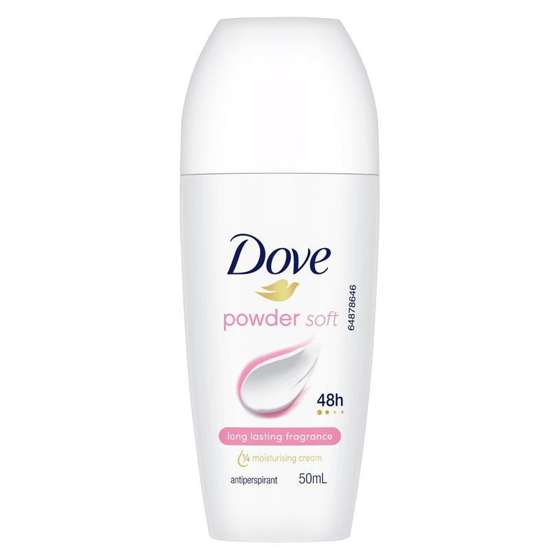 Dove Powder Soft 48h Antiperspirant 50ml Long Lasting Fragrance