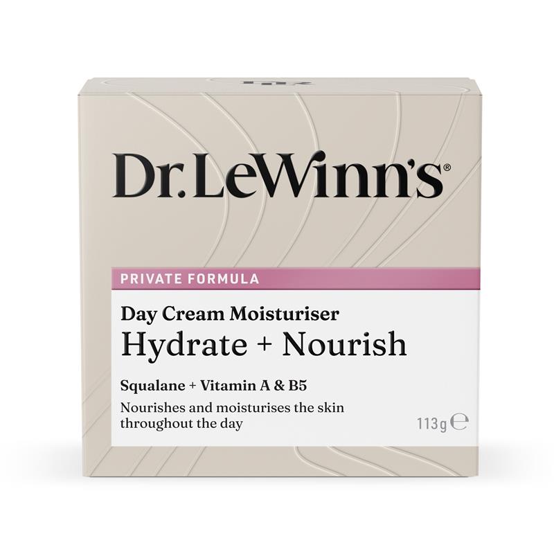 Dr. LeWinn's Day Cream Moisturiser 113g for Hydrate + Nourish Benefit - Ingredients Label