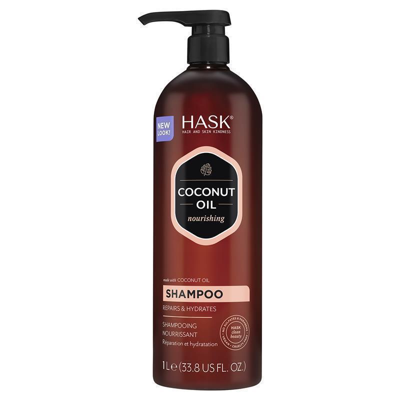HASK Coconut Oil Nourishing Shampoo 1L Repairs & Hydrates