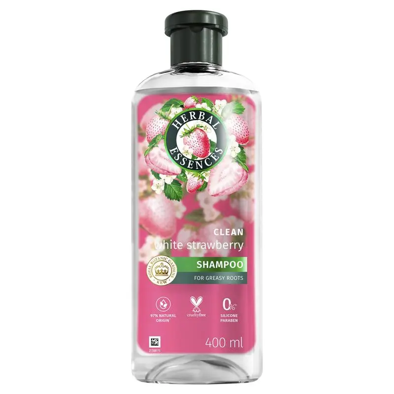 Herbal Essences White Strawberry Shampoo 400ml Greasy Roots