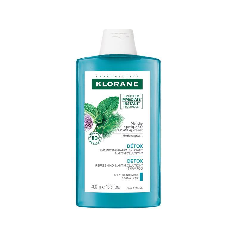 KLORANE Refreshing & Anti-Pollution Shampoo 400 ml Instant Freshness