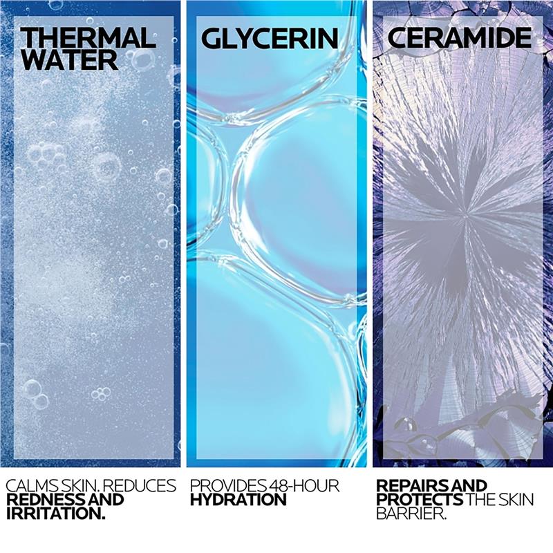 La Roche-Posay Toleriane Sensitive Crème Soothing Moisturizer - Ingredients Label