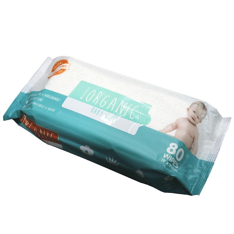 Livingstone's Organic Baby Wipes 80 Wipes for Gentle Skin Comfort