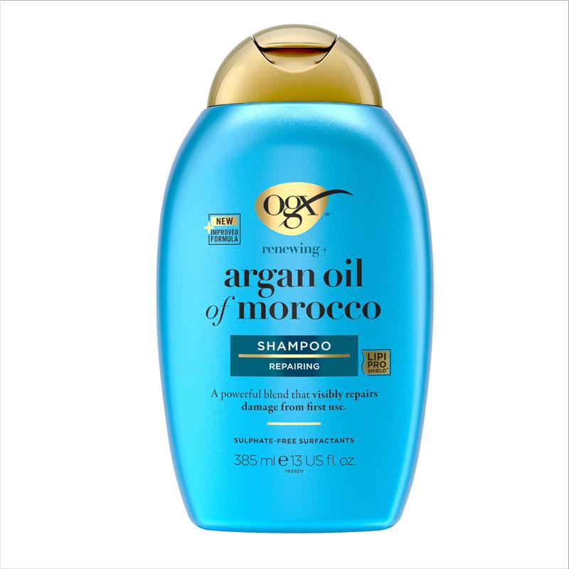 OGX Renewing+ Argan Oil of Morocco Repairing Shampoo 385 ml for Damage Repair