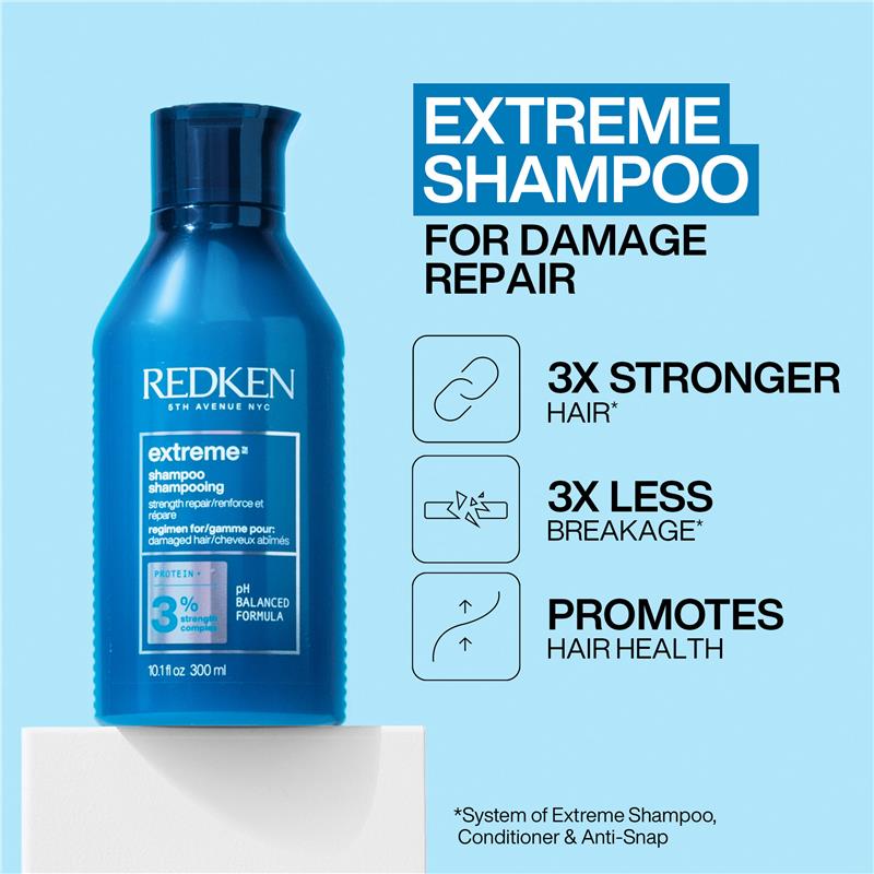 Redken Extreme Shampoo Strength Repair 500ml for Damaged Hair - Ingredients Label