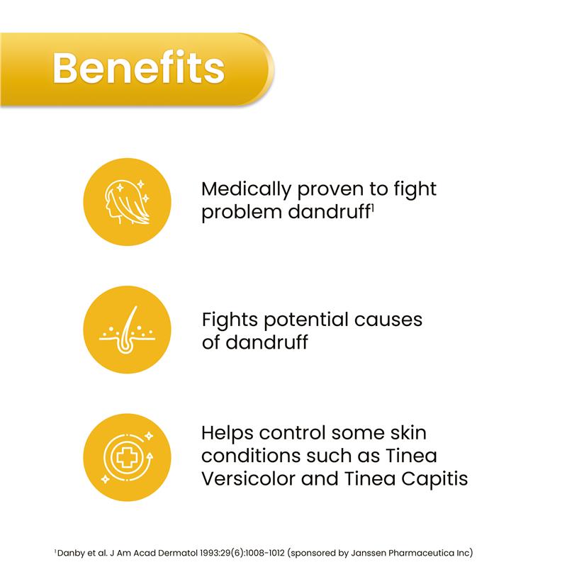 Selsun Gold Medicated Treatment Shampoo 375 mL for Dandruff - Ingredients Label