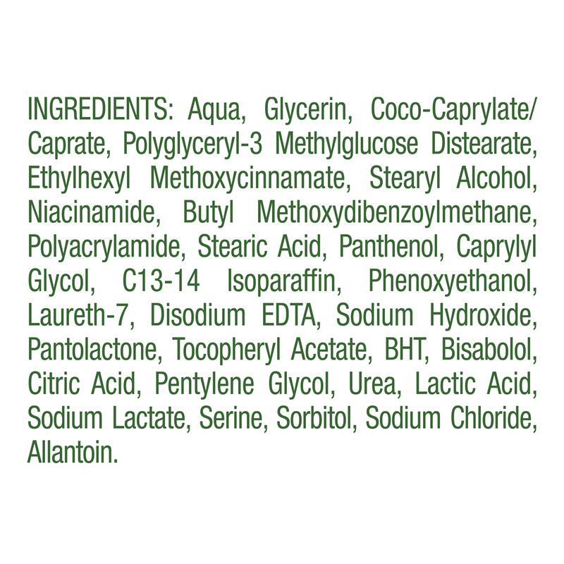 Simple Replenishing Rich Moisturiser 125ml 12H Skin Smoothing - Ingredients Label