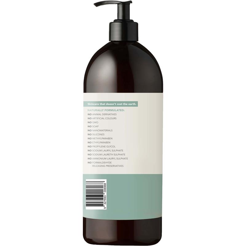 Sukin Natural Balance Shampoo 1L for Normal Hair Powered by ProVitamin B5 - Ingredients Label