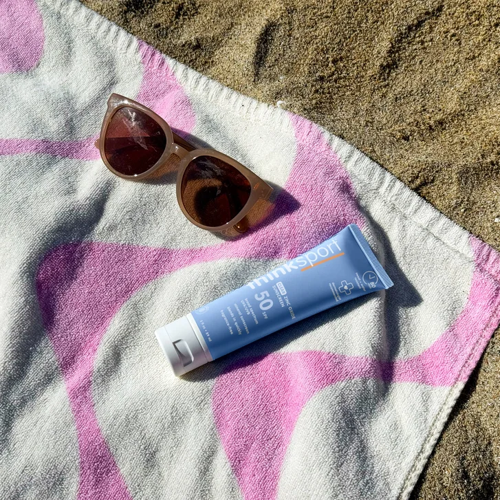 Thinksport Clear Zinc Oxide Sunscreen SPF 50, 89 mL, Sweat + Water Resistant - Ingredients Label