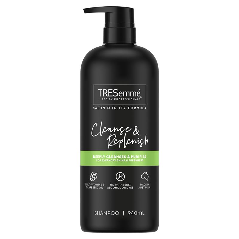 TRESemmé Cleanse & Replenish Shampoo 940ml for Everyday Shine and Freshness