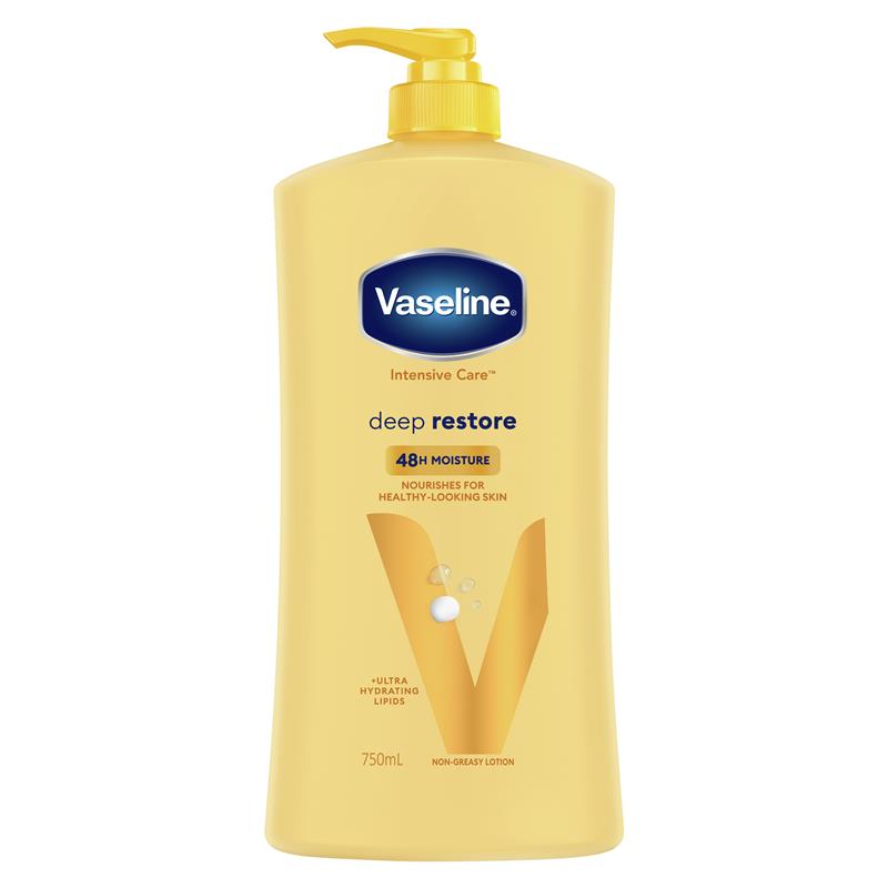 Vaseline Intensive Care Deep Restore 750ml 48H Moisture Lotion