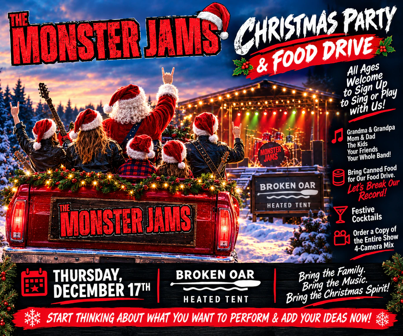 Annual Christmas Party and Food Drive