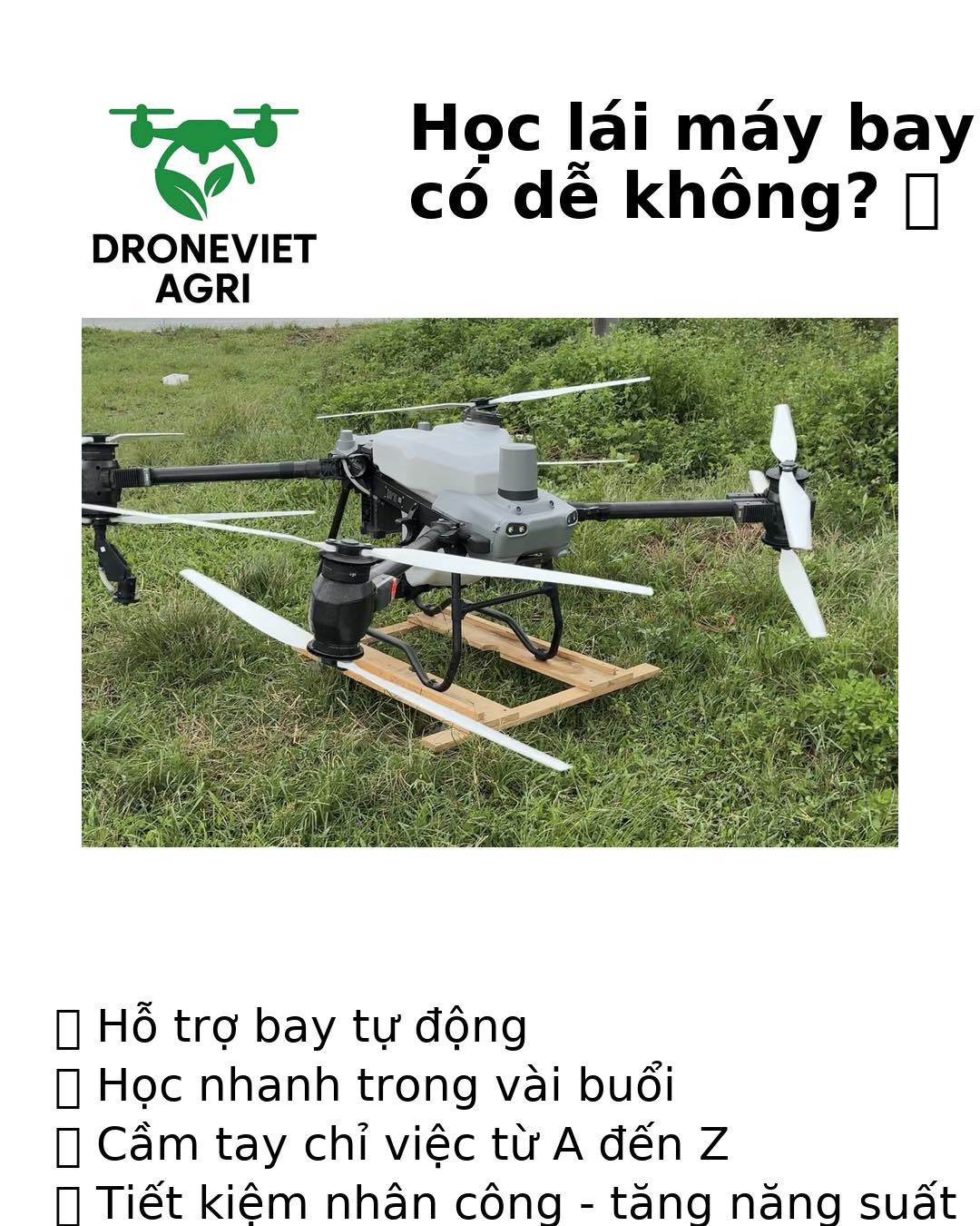 Đặt cọc máy bay nông nghiệp sớm – Rinh về ưu đãi khủng