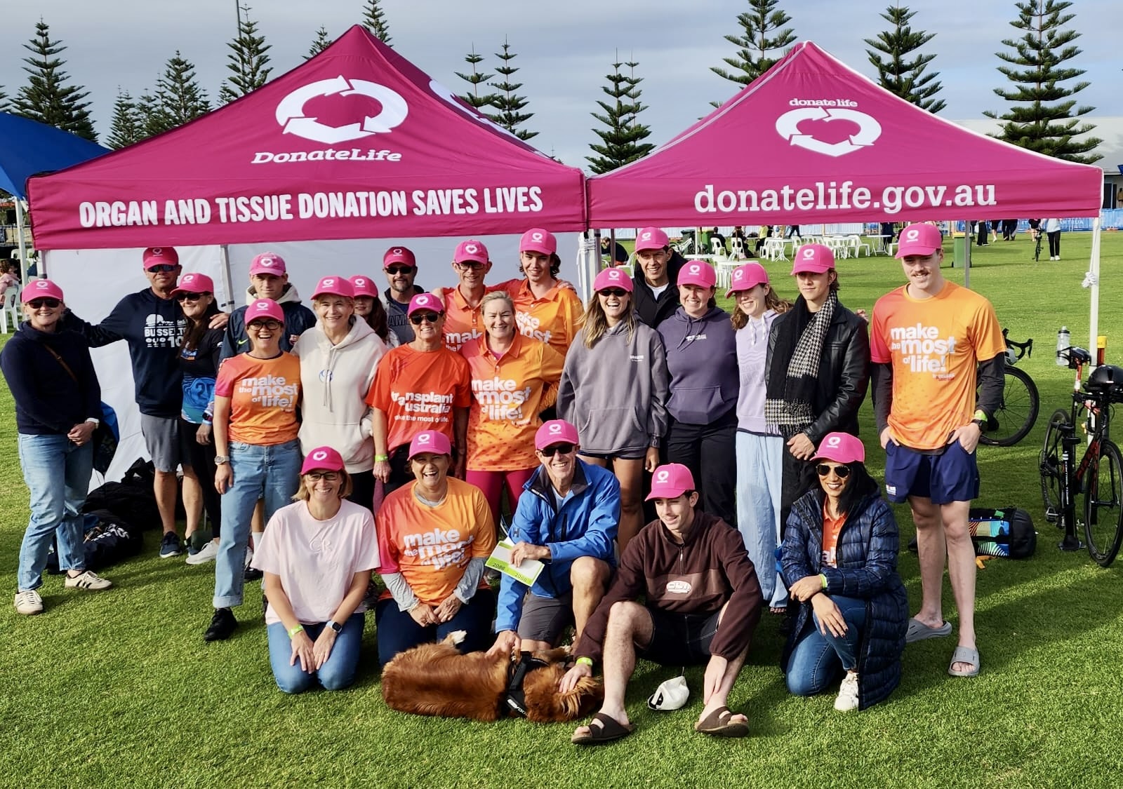 Busso 100 donate life relay team