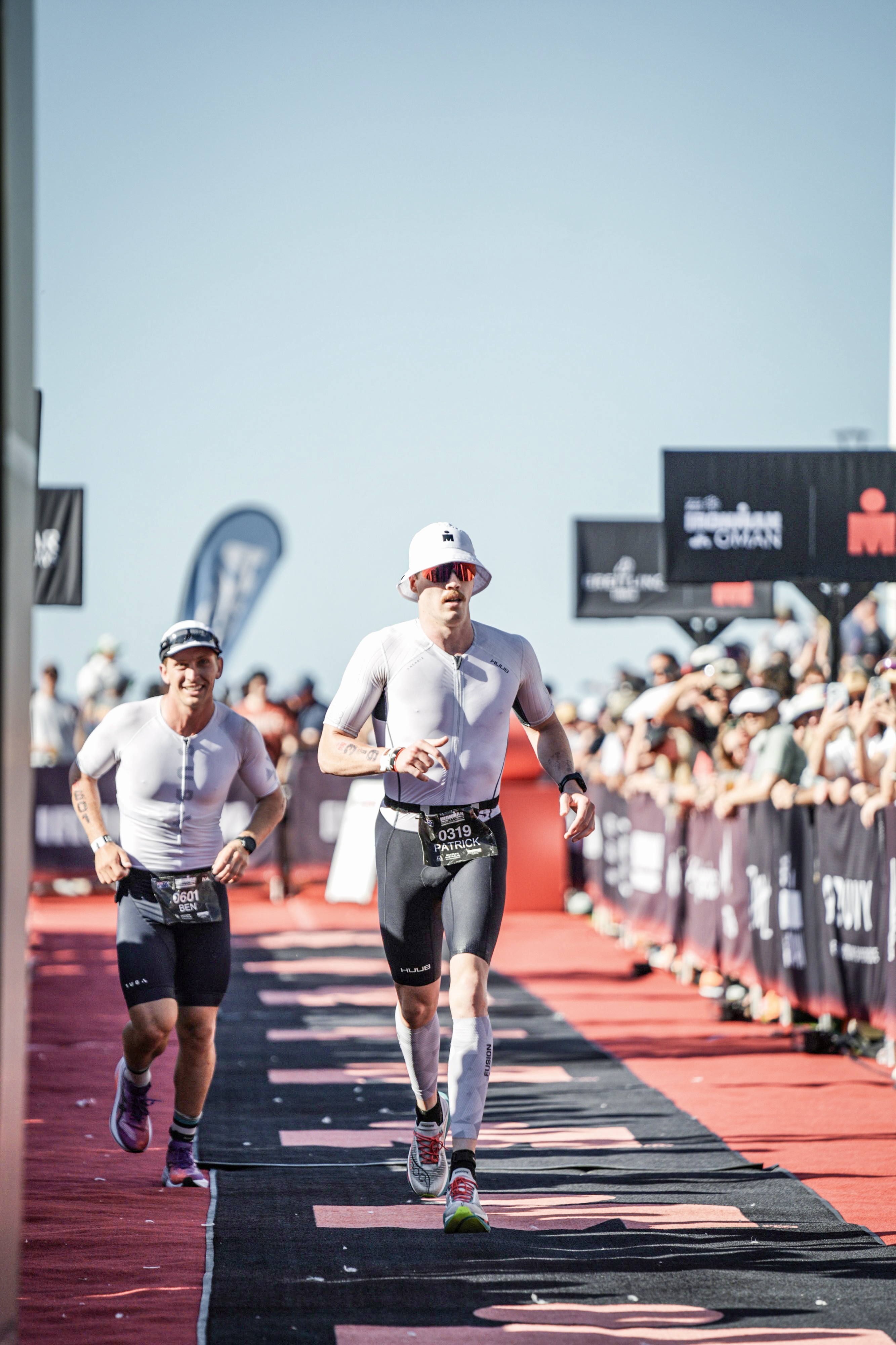 Ironman busso finish line