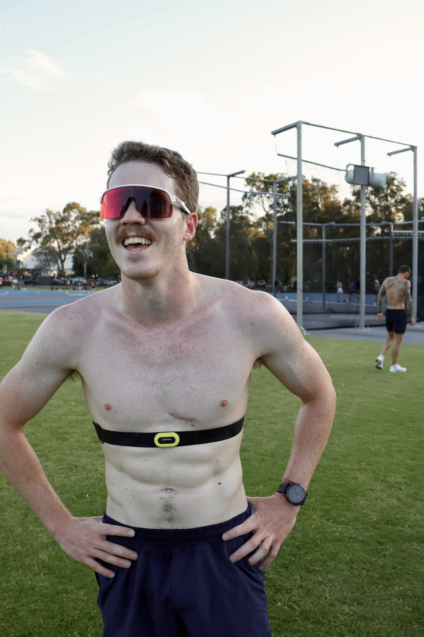 Track session - big smiles once its over