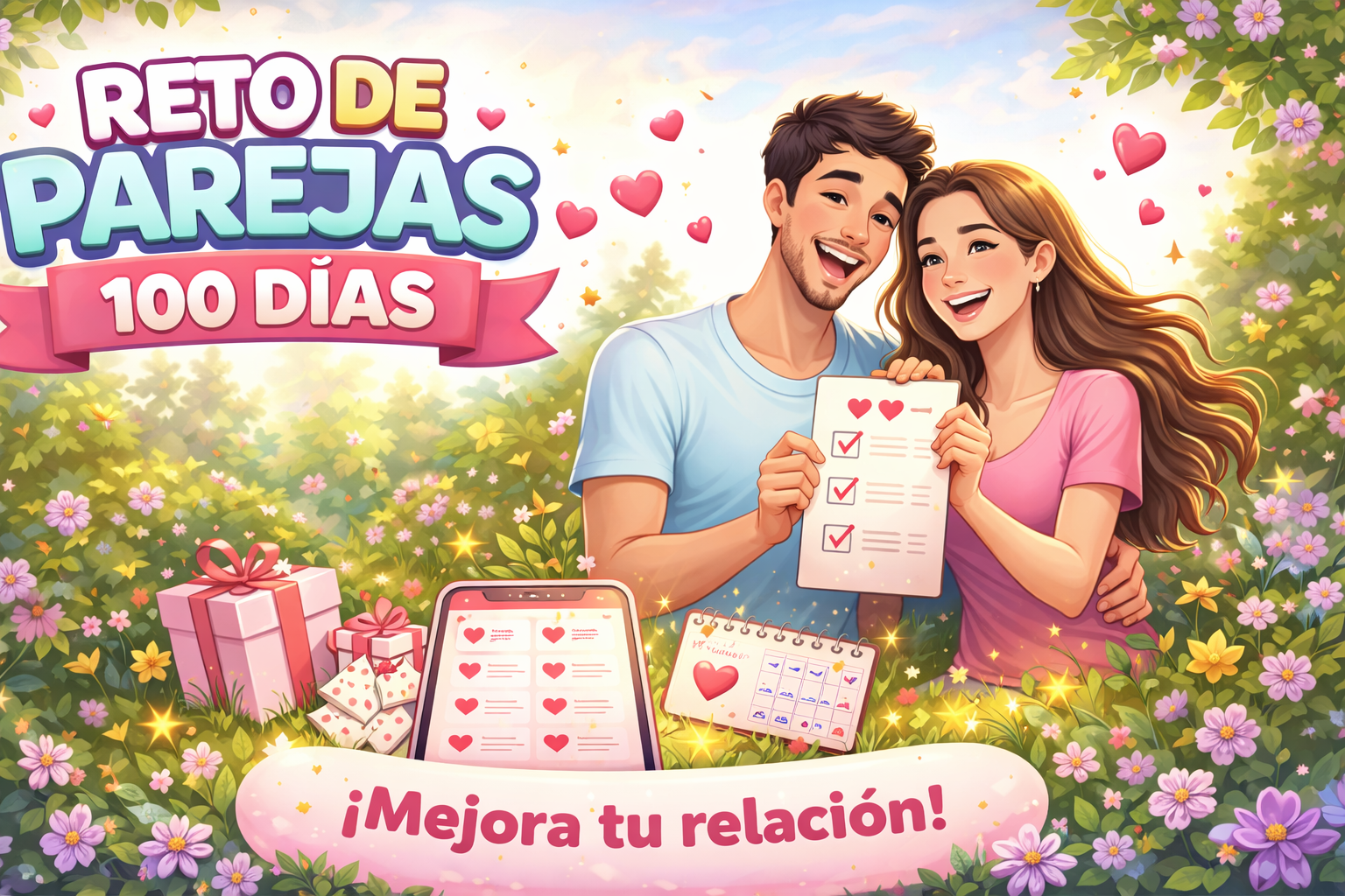 Reconectad y creced con vuestra pareja a través de desafíos diarios.