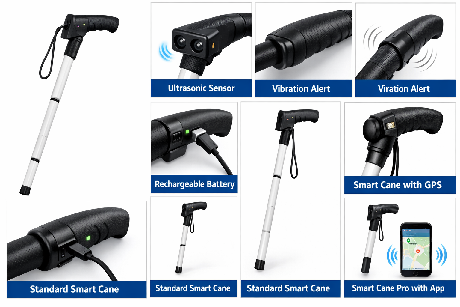 Smart Navigation Cane for Visually Impaired