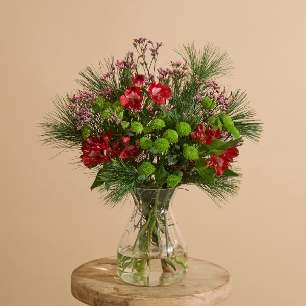 Ramo Festivo de Alstroemerias y Crisantemos