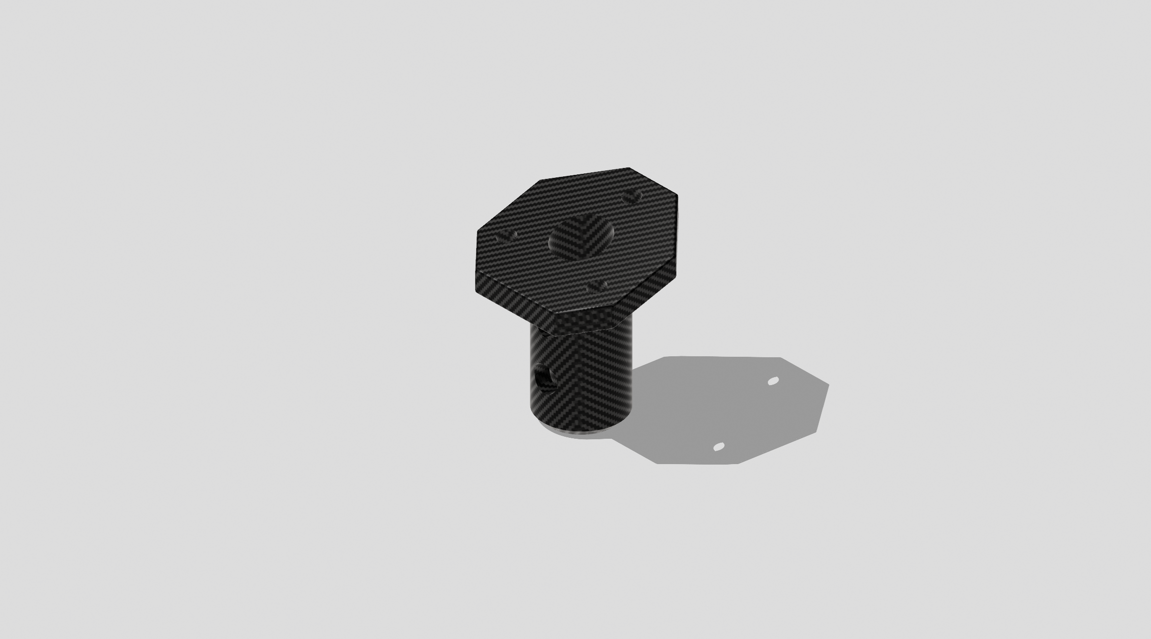 H1 Go Kart Steering Hub Angled