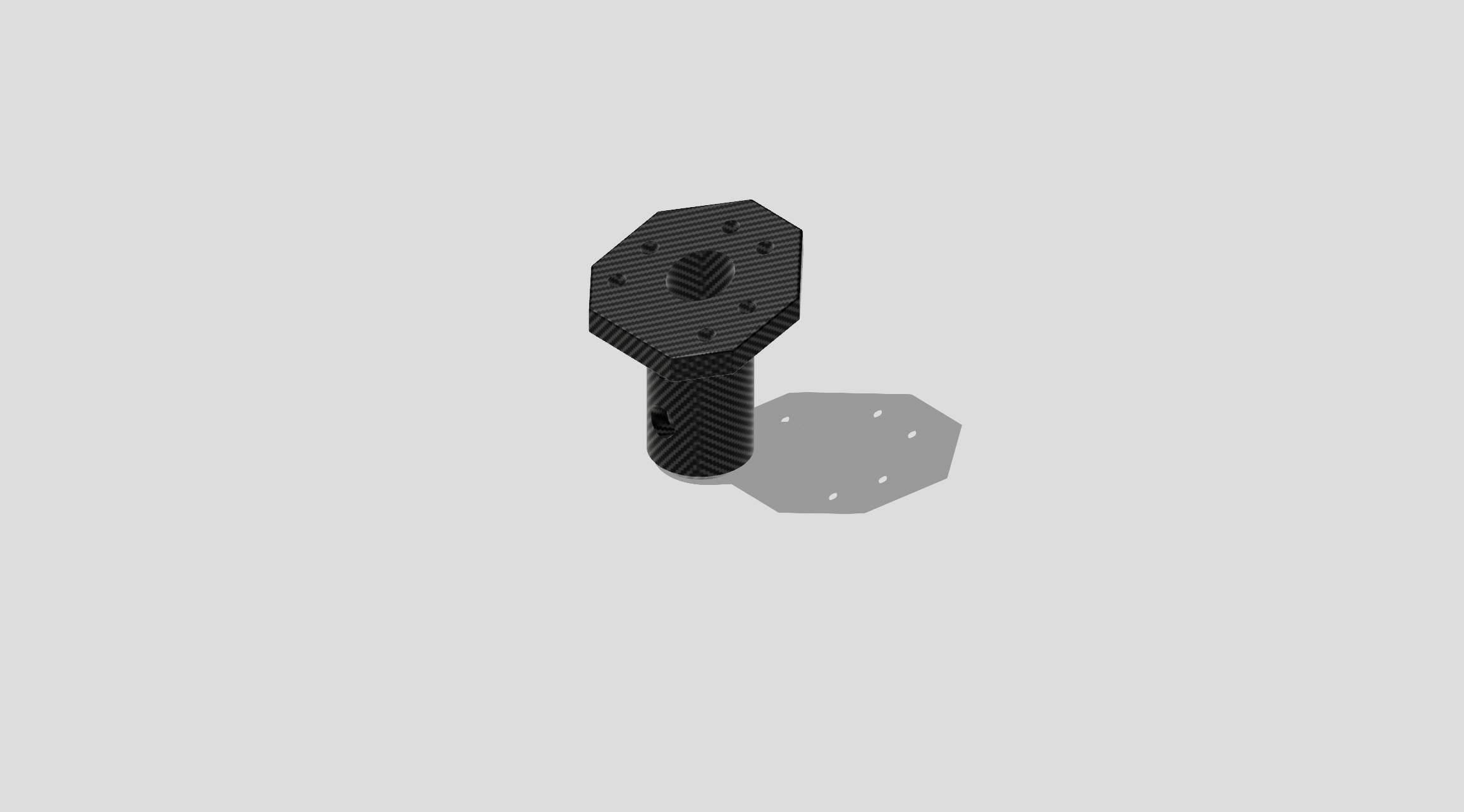 H2 Go Kart Steering Hub Angled