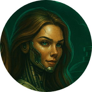 Profile image for Shelley, the efficient and professional sales android.