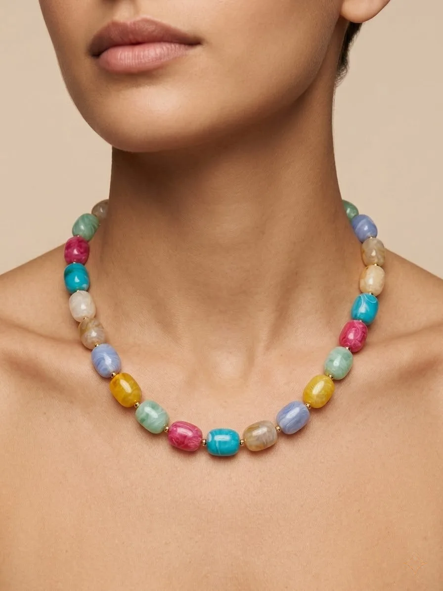 Colar Pedra Iris - Colares | Castro Concept