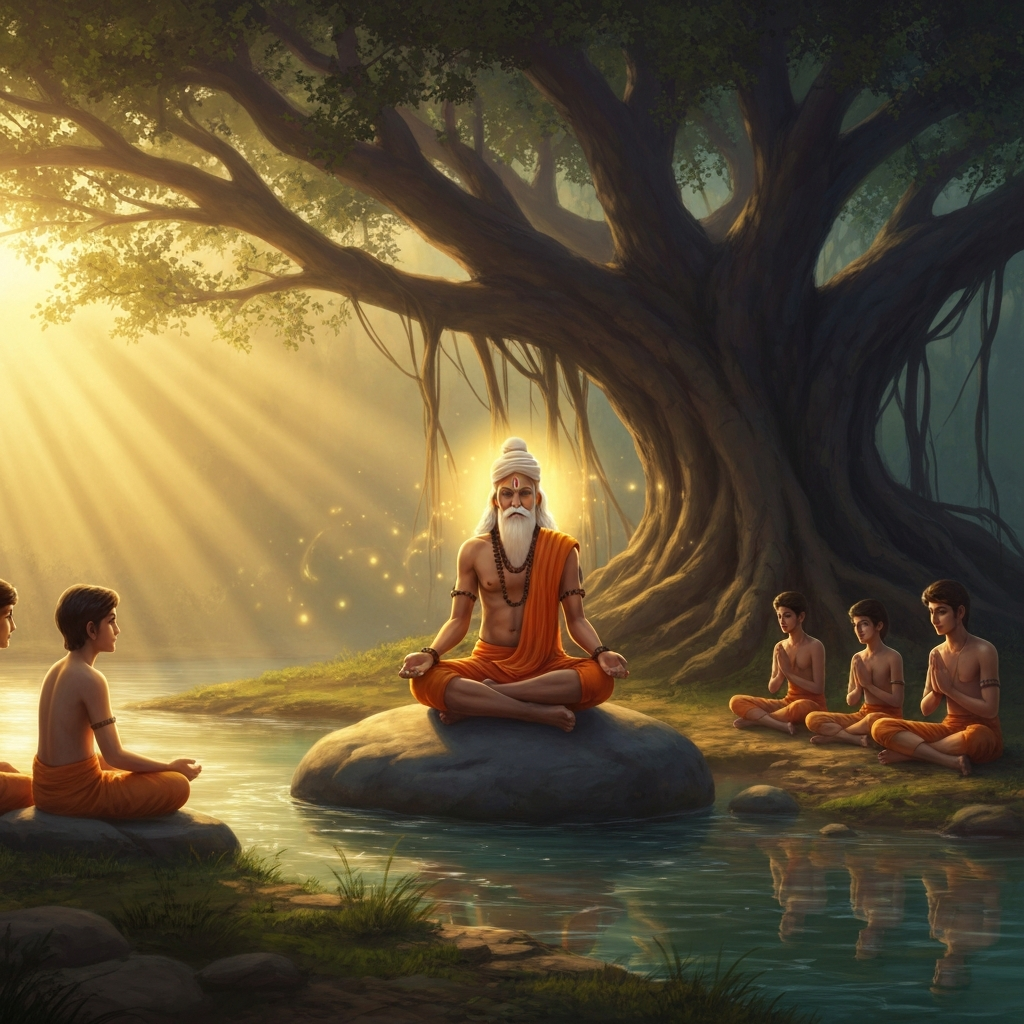 Featured image for A Complete Guide to the Upanishads Collection — Read Online with Sanskrit & AI Translations