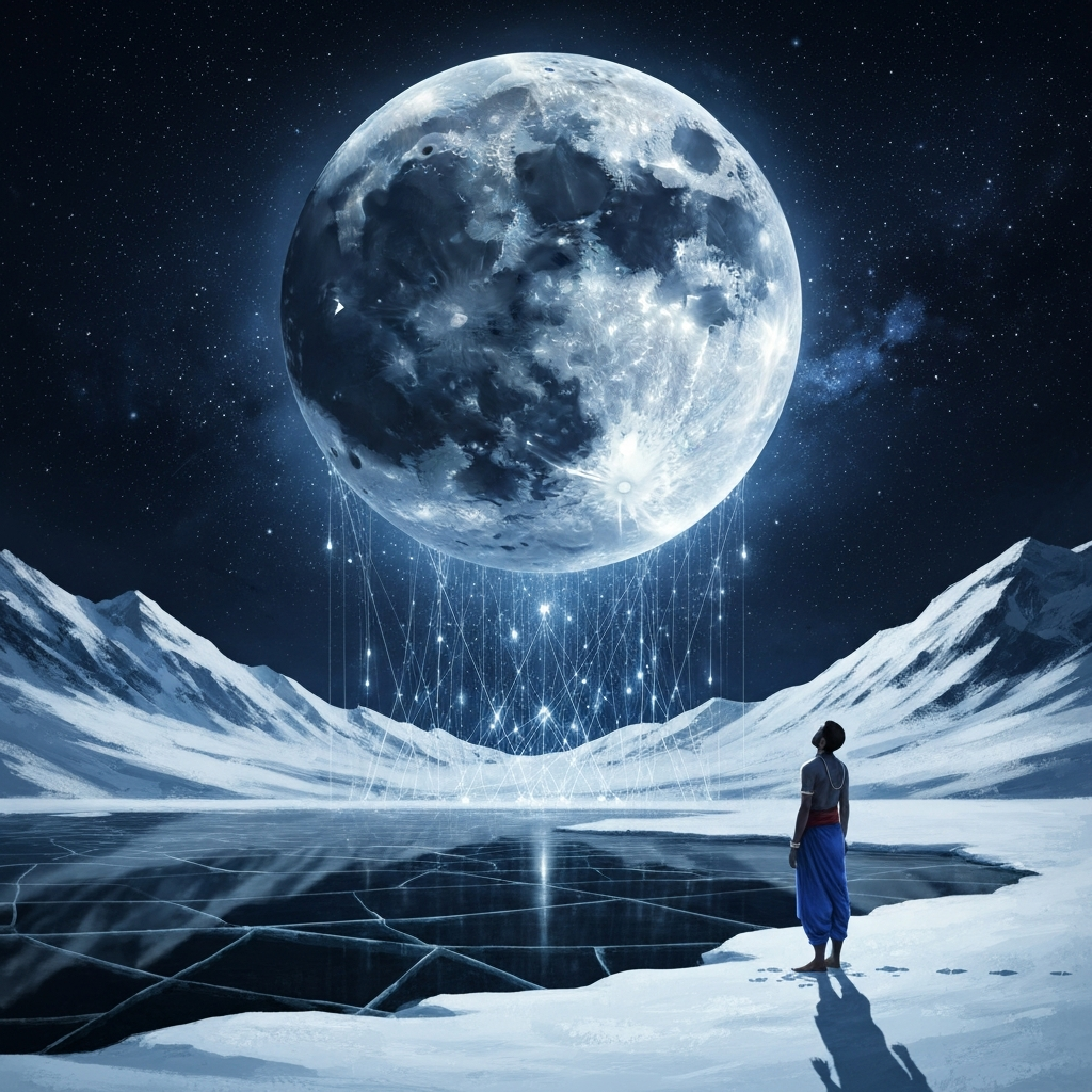 Featured image for The Snow Moon: A Vedic Lens on Release, Radiance, and Rewiring Your Inner World