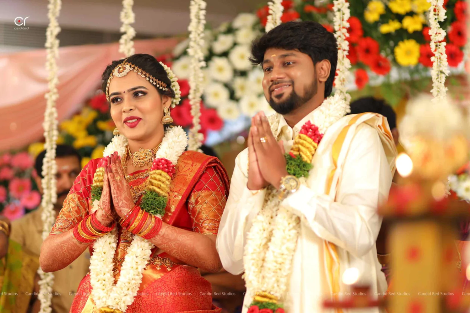 Indian wedding photography by Candid Red Studios in Chennai, No 1, First Floor, MGR Street, Velachery Main Road, Rajakilpakkam, East Tambaram
