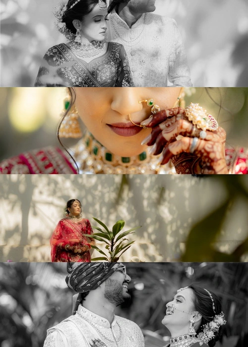 Portfolio image 5 for The Gujarati Wedding, a photographer in Bhavnagar specializing in drone, artistic, candid, traditional, fine art, vintage, photojournalistic, lifestyle, black and white.