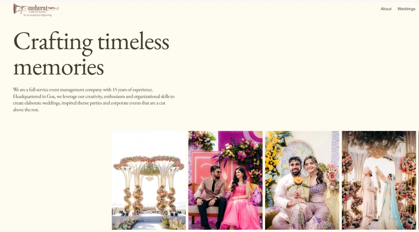 Indian wedding photography by Muhurat Creations in Ponda
