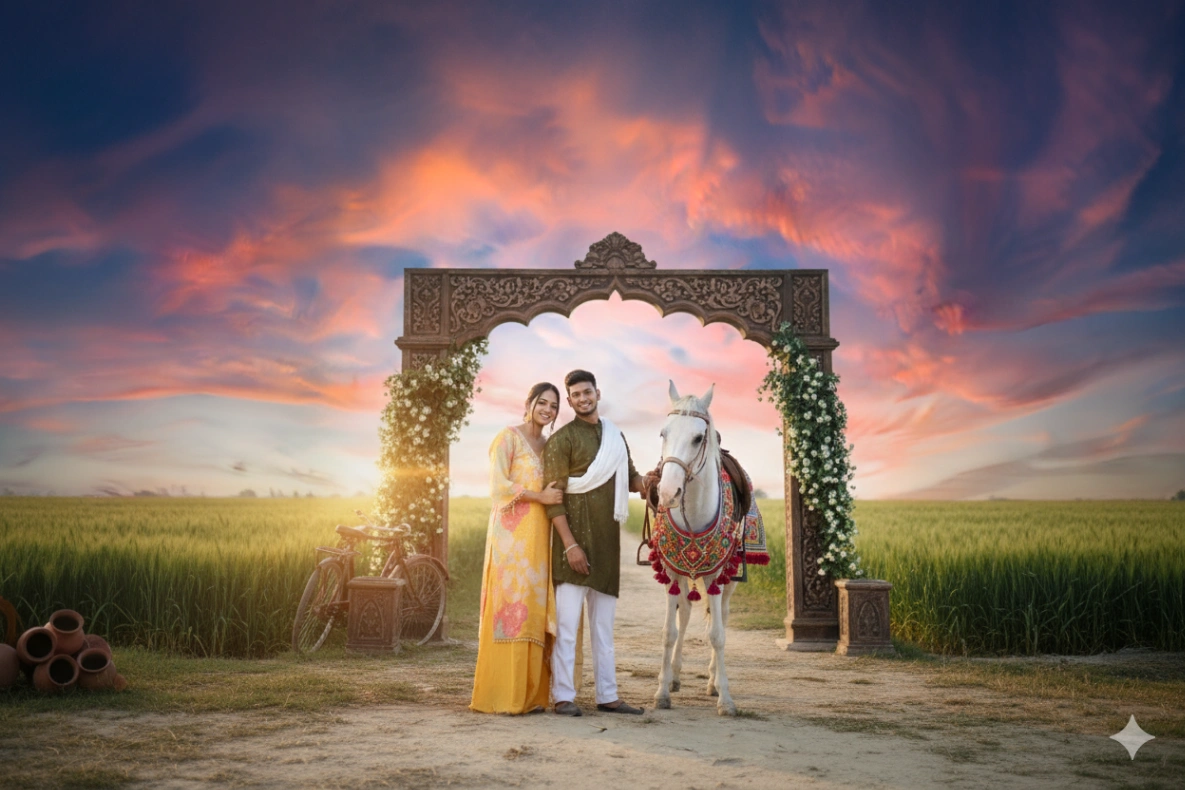 Portfolio image 7 for Shree Ganpati Studio, a photographer in Hoshiarpur specializing in fine art, traditional, vintage, candid, artistic, drone, photojournalistic, black and white, lifestyle.