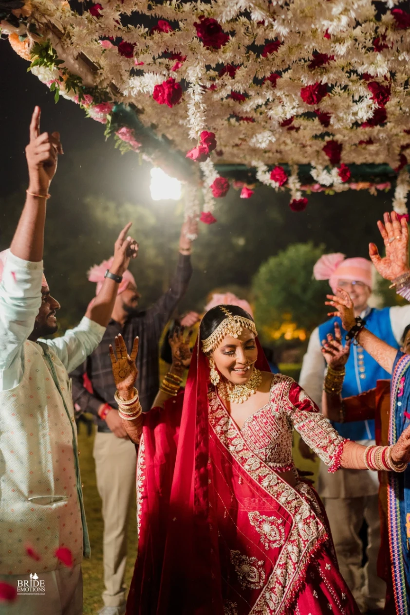 Portfolio image 3 for Bride Emotions, a photographer in Vadodara specializing in traditional, fine art, vintage, candid, artistic, drone, photojournalistic, black and white, lifestyle.