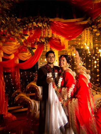 Portfolio image 7 for The Sparkling Wedding, a photographer in Kolkata specializing in traditional, fine art, vintage, candid, artistic, drone, photojournalistic, black and white, lifestyle.