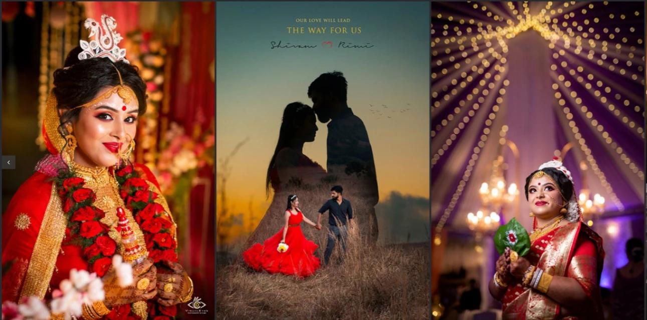 Indian wedding photography by VisualEyes Studio & Academy in Siliguri, 26, Balai Das Chatterjee Road, Near CBI Office, Hakimpara