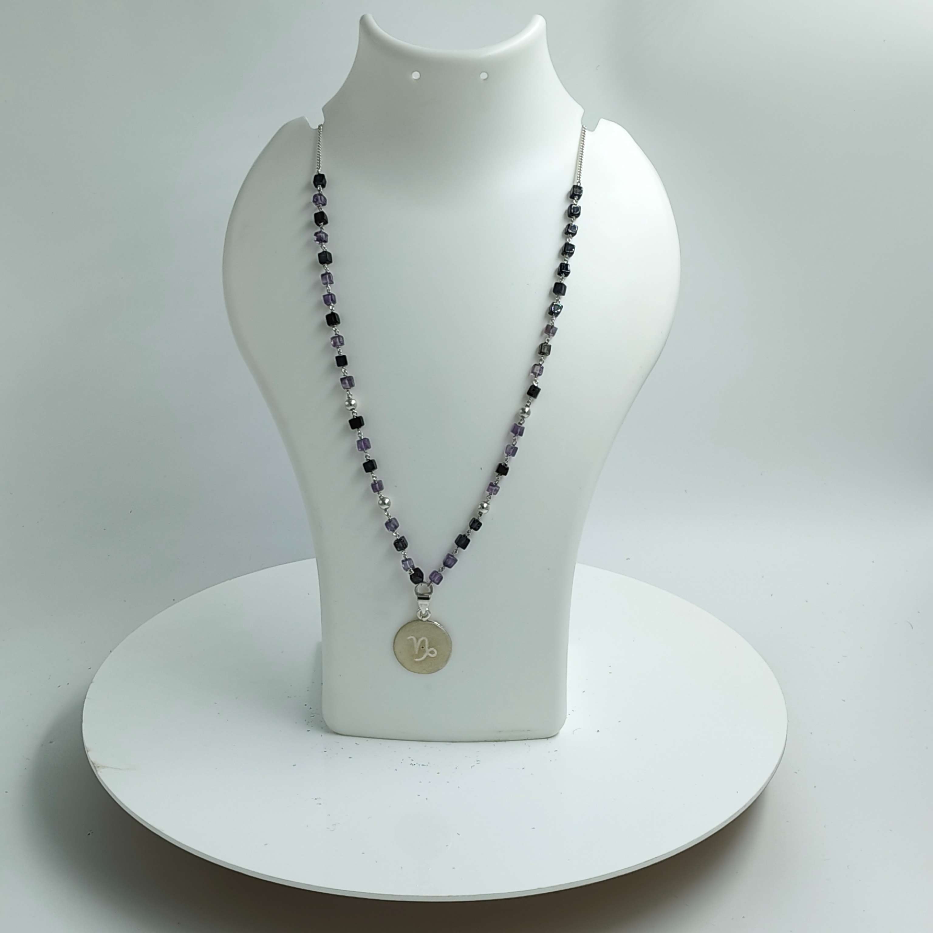Virgo Zodiac Peridot & 925 Silver Delicate Necklace